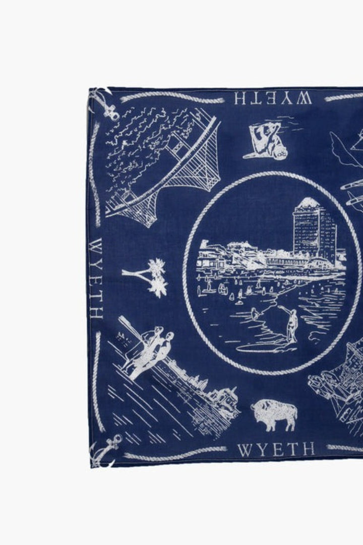 Wyeth - Bandana in Navy