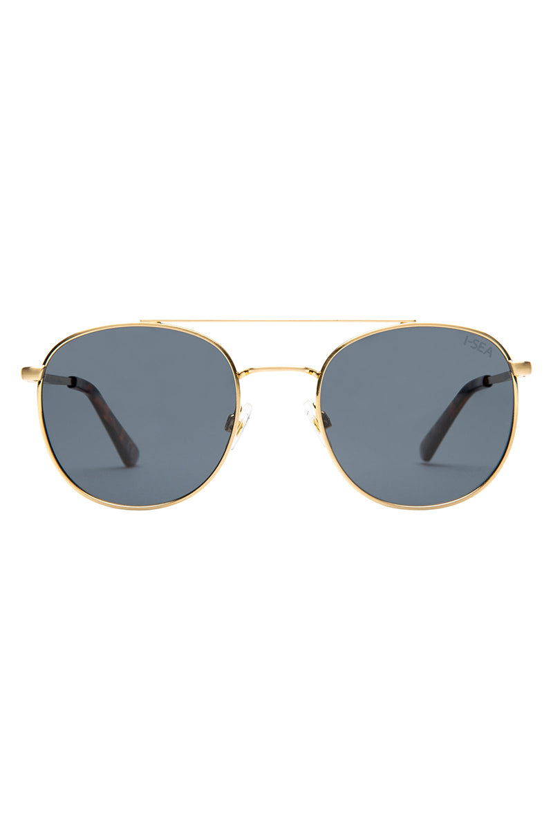 I-SEA - Easton in Gold Frames with Smoke Polarized Lenses