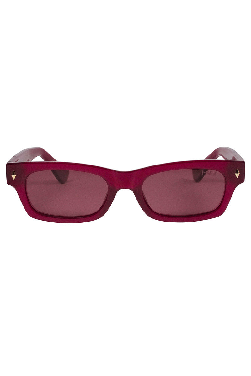 I-SEA - Flynn in Raspberry Frames with Plum Polarized Lenses