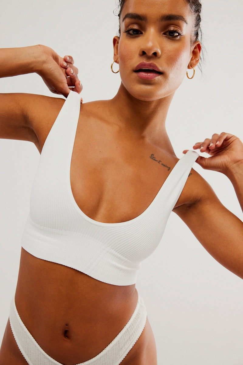 Free People - Lost On You Bralette in White