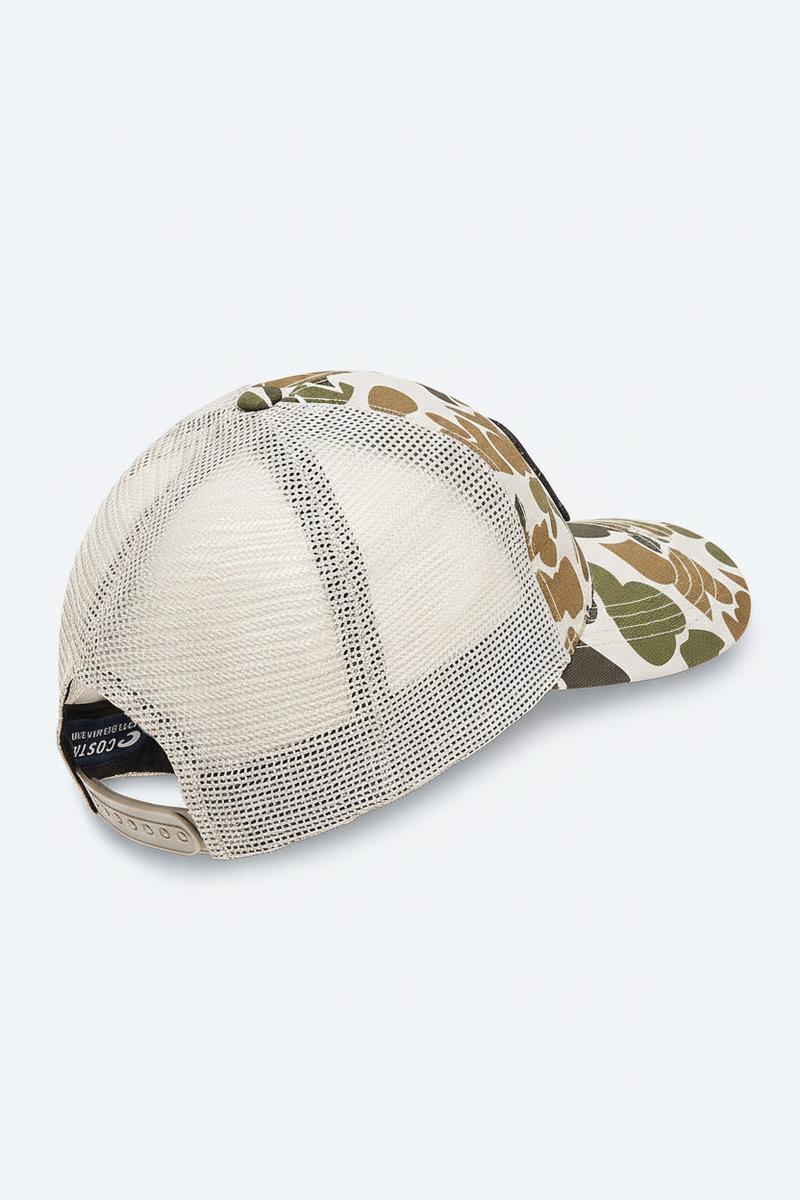 Costa - Duck Camo Trucker in White