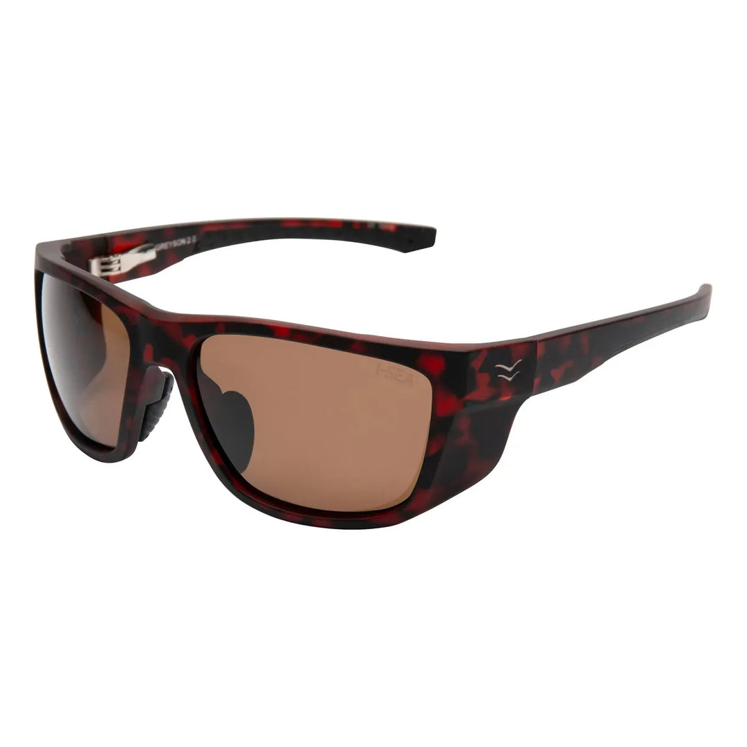 I-SEA - Greyson 2.0 with Tortoise Rubber Frames and Brown Polarized Lenses