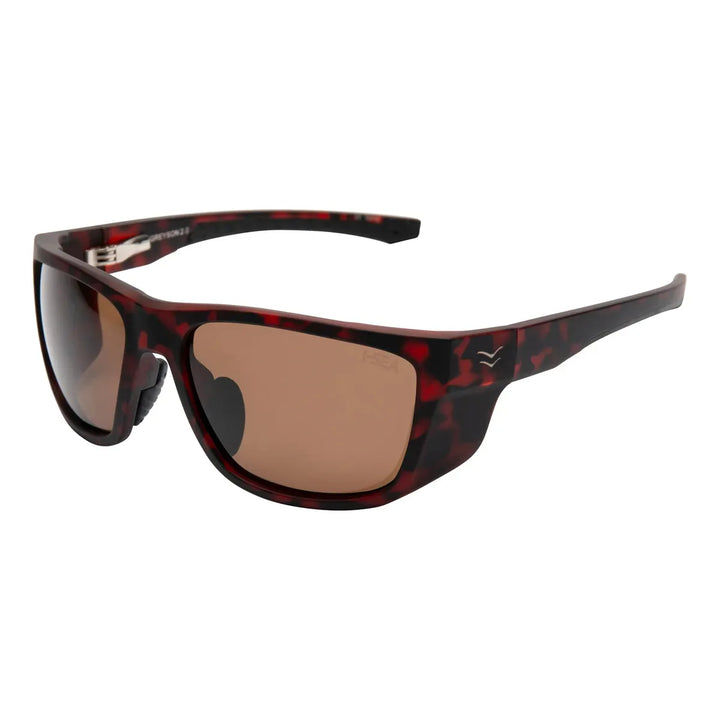 I-SEA - Greyson 2.0 with Tortoise Rubber Frames and Brown Polarized Lenses