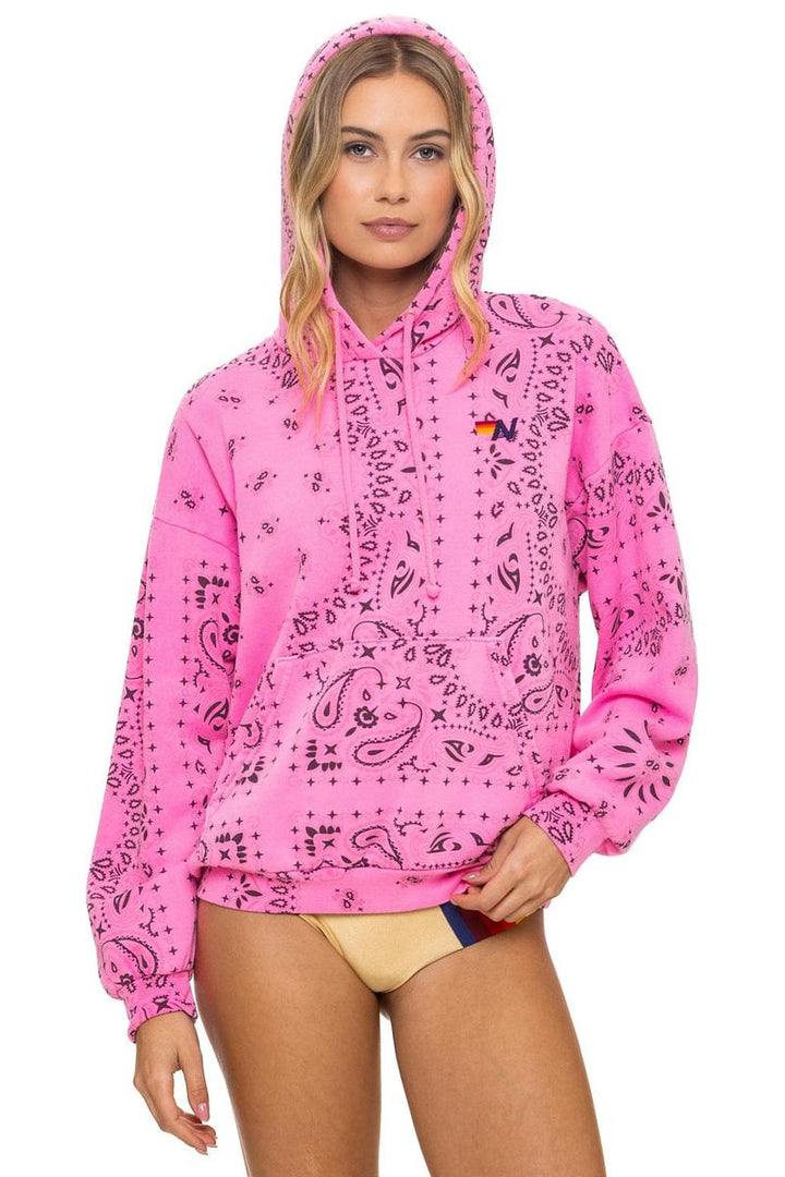 AVIATOR NATION - Bandana Relaxed Pullover Hoodie