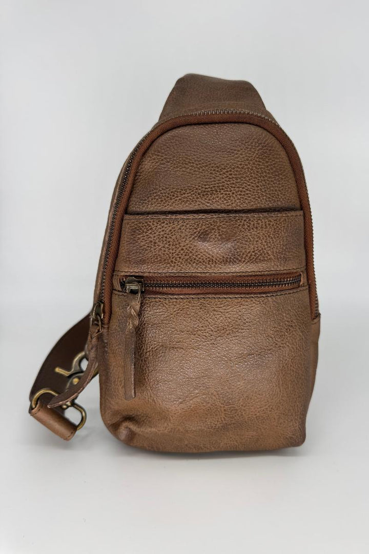 Cut n' Paste - Noa Sling Bag in Brown