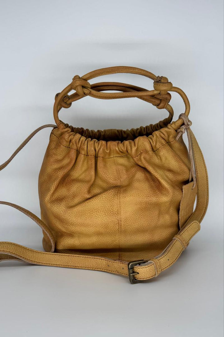Cut n' Paste - "Maral" Clutch Pouch in Cognac