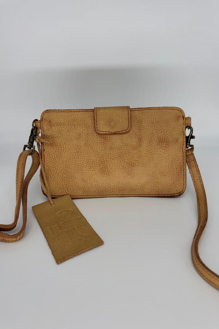 Cut n' Paste - X Body/Belt Phone Case in Cognac