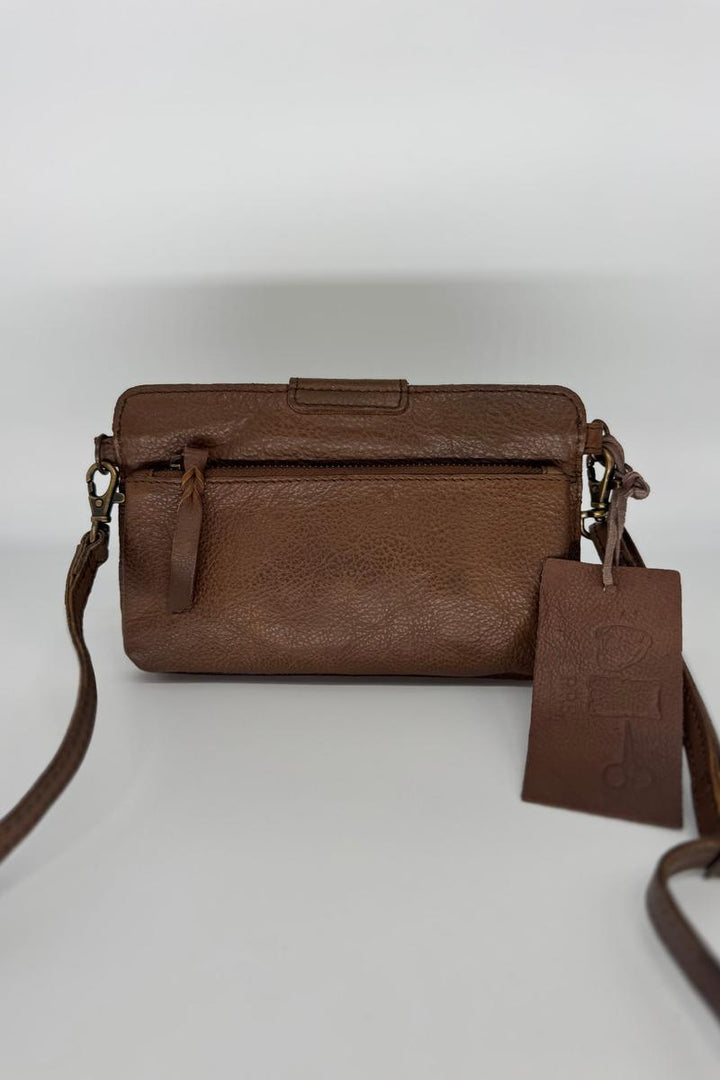 Cut n' Paste - X Body/Belt Phone Case in Brown