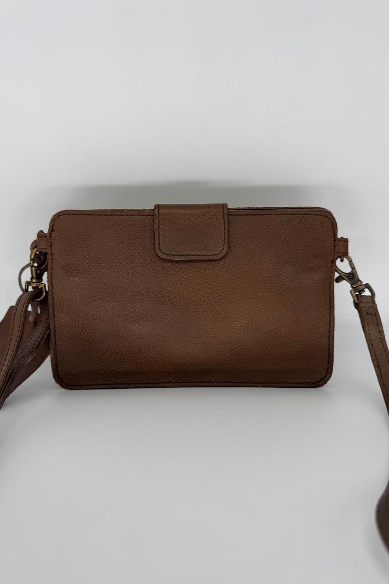 Cut n' Paste - X Body/Belt Phone Case in Brown