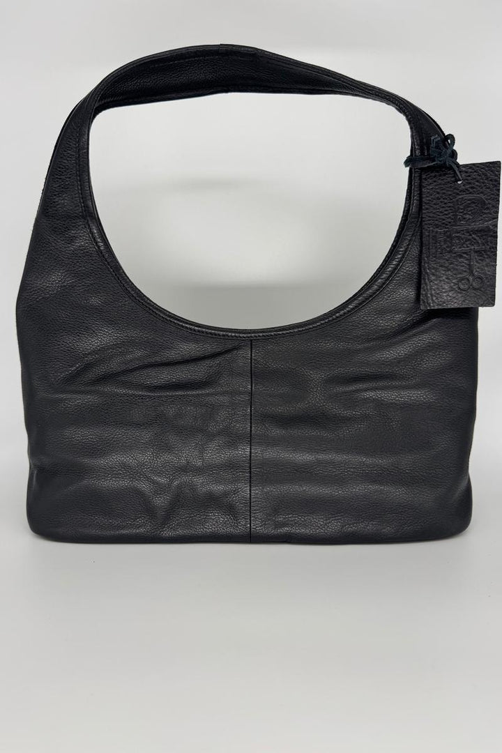 Cut n' Paste - "Slick" Fitted Shoulder Bag in Black