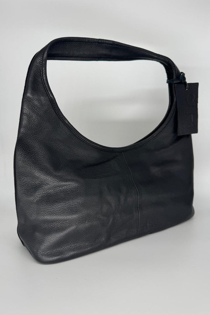 Cut n' Paste - "Slick" Fitted Shoulder Bag in Black