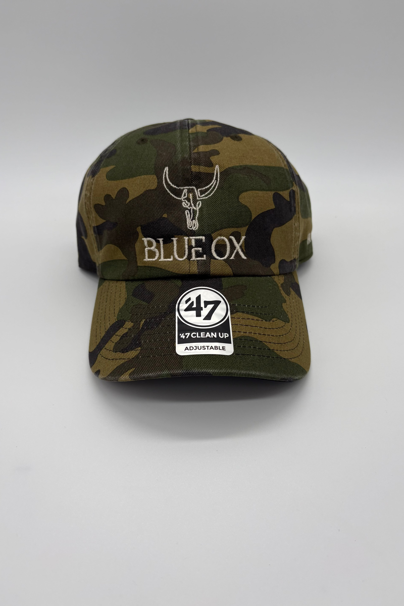Blue Ox Boutique - Blue Ox Humboldt County Embroidered Dad Hat in Camo