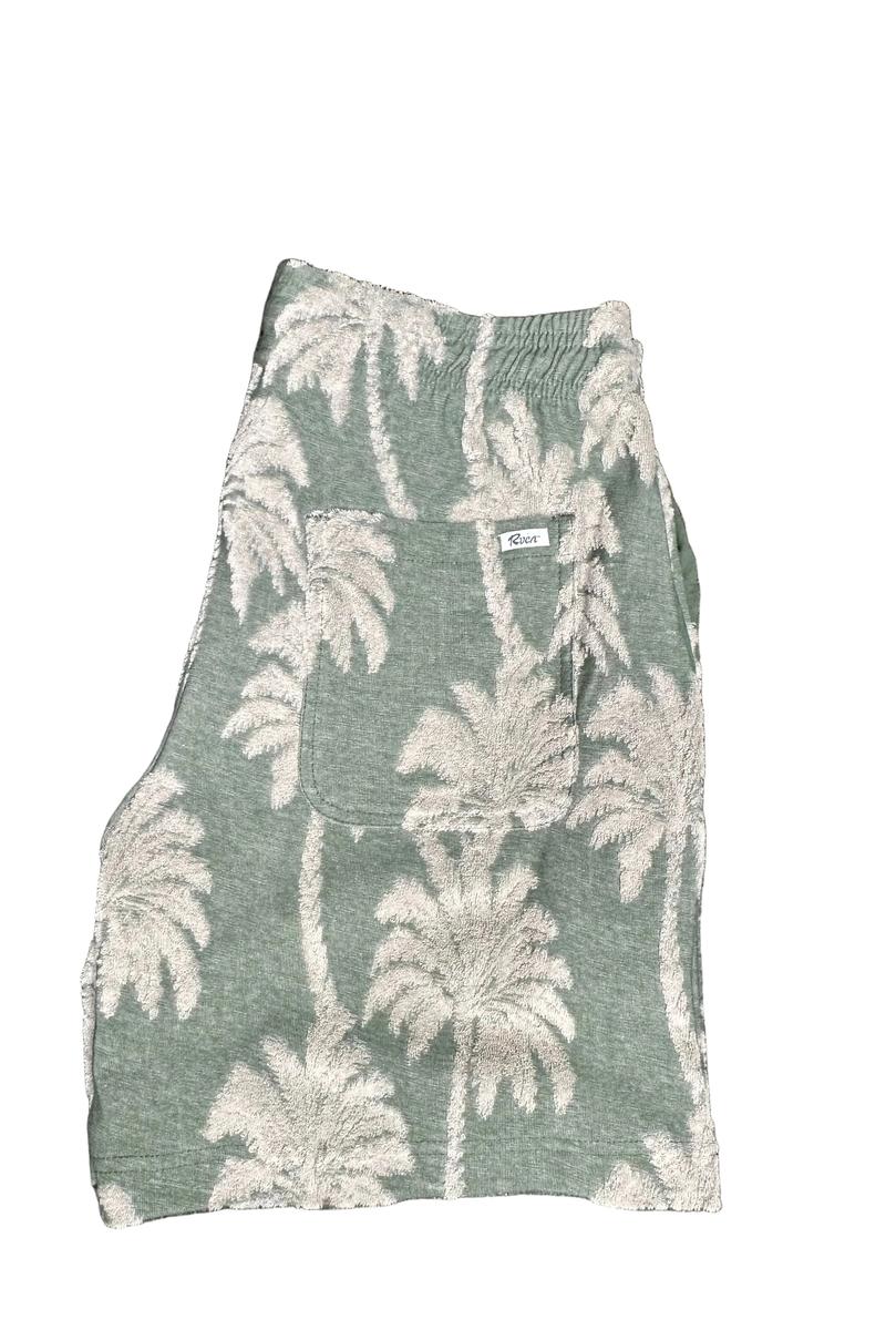 RVCA - Palms Down 17" Exotica Walk Shorts in Jade