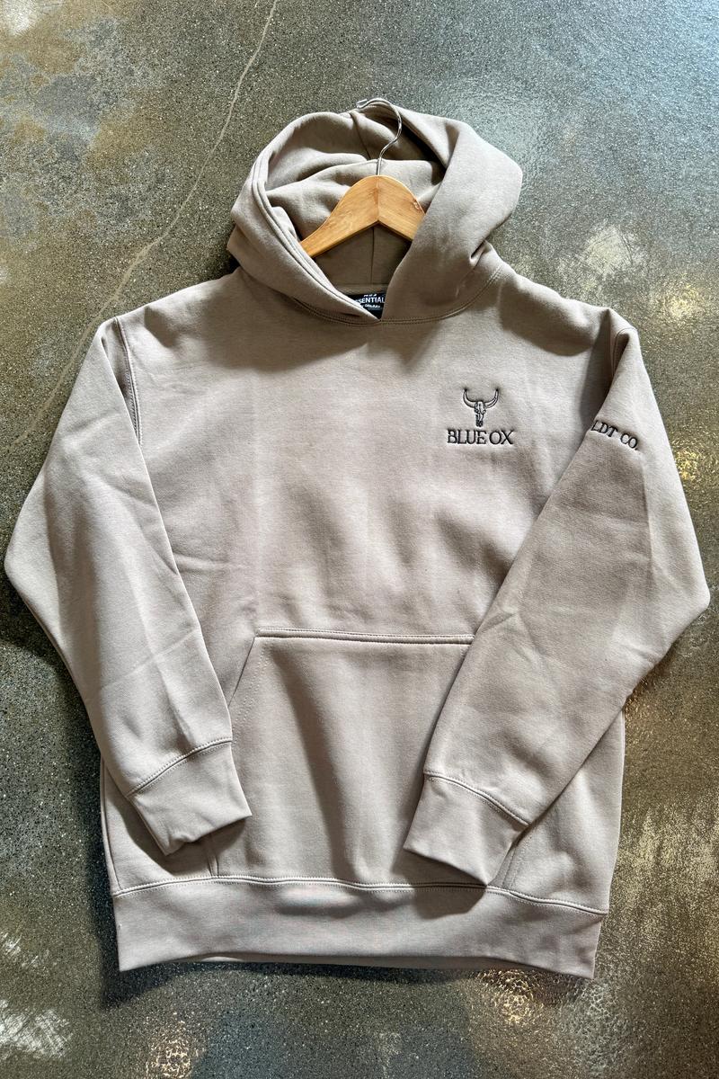 Blue Ox Boutique - Light Weight Humboldt County Hoodie in Dark Khaki