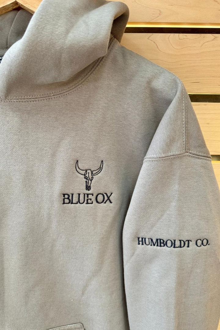 Blue Ox Boutique - Light Weight Humboldt County Hoodie in Dark Khaki