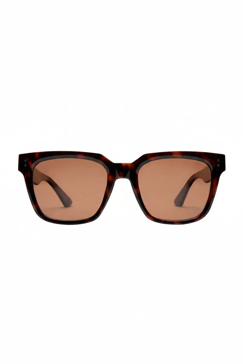 I-SEA - James With Brown Tortoise Frames and Brown Polarized Lenses