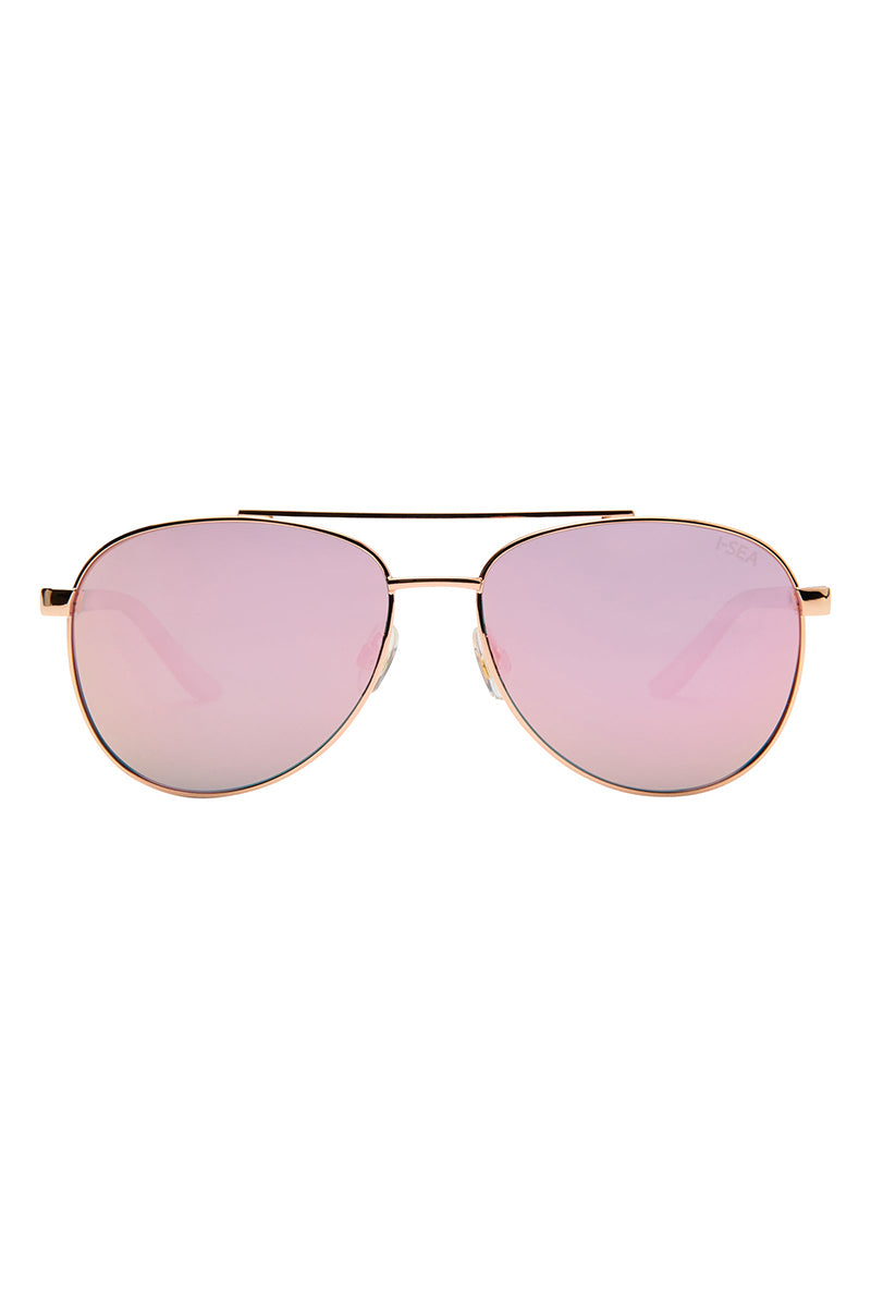 I-SEA - Kali in Gold Frames with Rose Gold Mirror Polarized Lenses