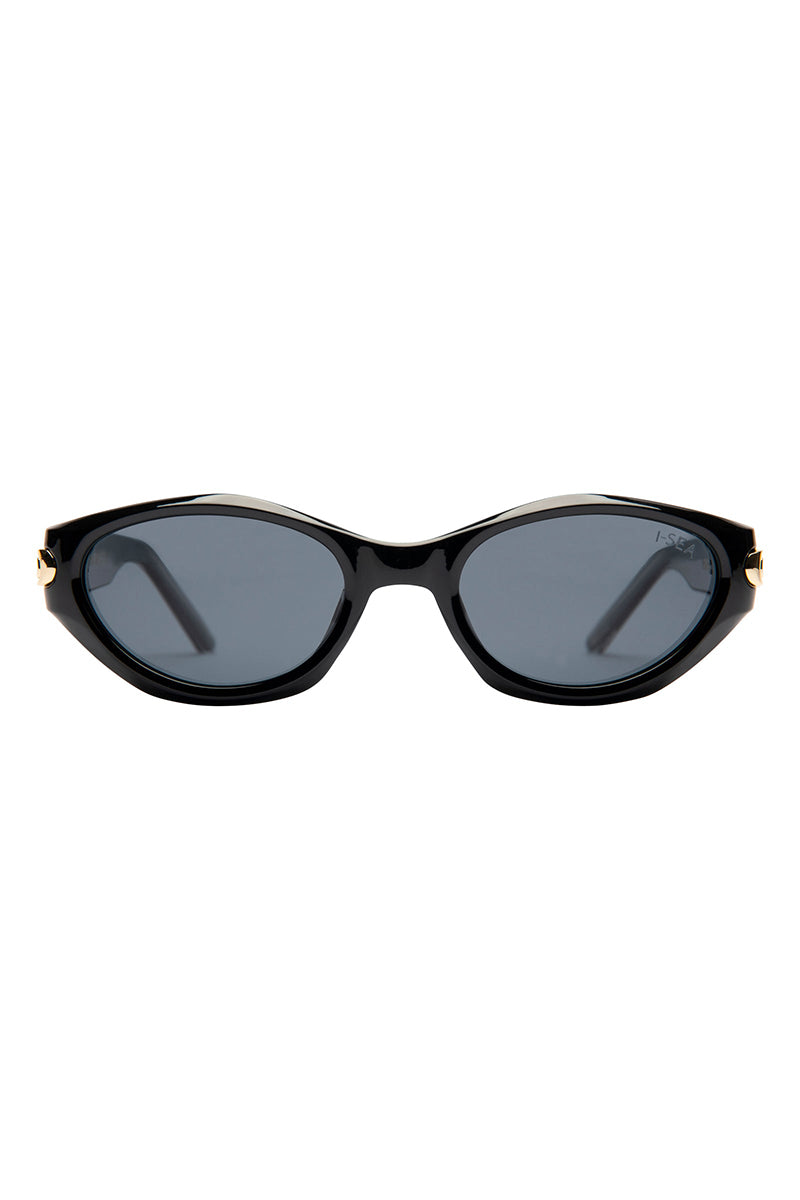 I-SEA - Kensington in Black Frames with Smoke Polarized Lenses