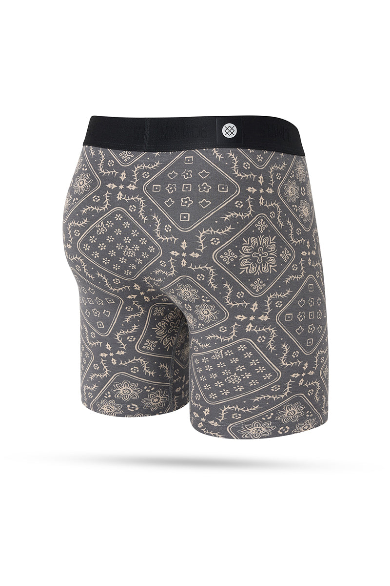 Stance - Is It Paisley Butter Blend™ Boxer Brief with Wholester™ in Stringgrey