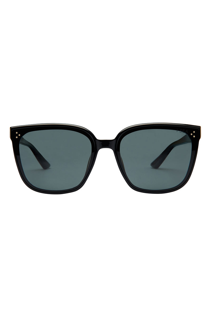 I-SEA - Madi in Black Frames with Smoke Polarized Lenses