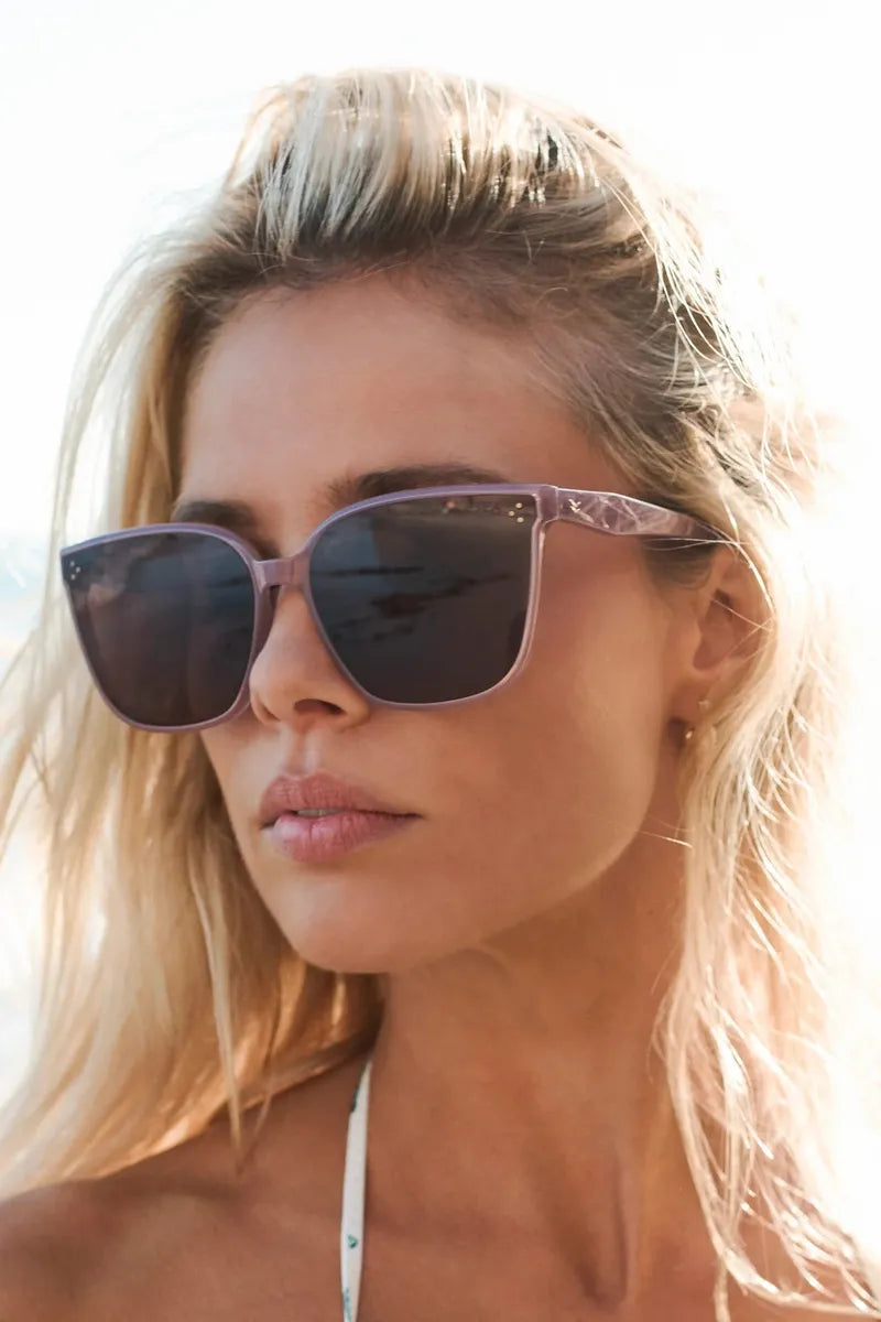I-SEA - Madi with Dusty Rose Frames and Plum Polarized Lenses
