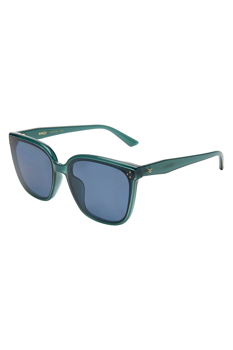 I-SEA - Madi in Pool Frames with Navy Polarized Lenses