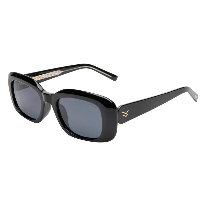 I-SEA - Margot with Black Frames and Smoke Polarized Lenses