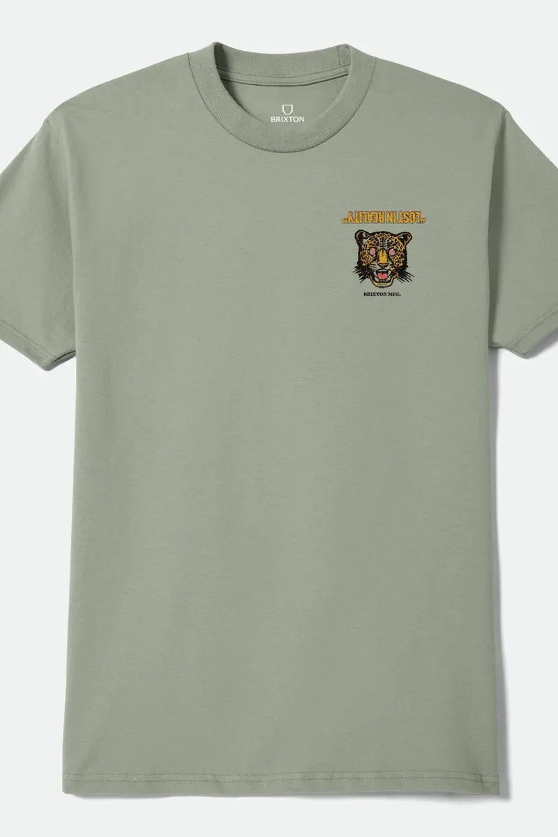 Brixton - Getaway Short Sleeve Standaard T-Shirt in Desert Green