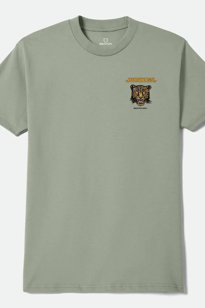 Brixton - Getaway Short Sleeve Standaard T-Shirt in Desert Green