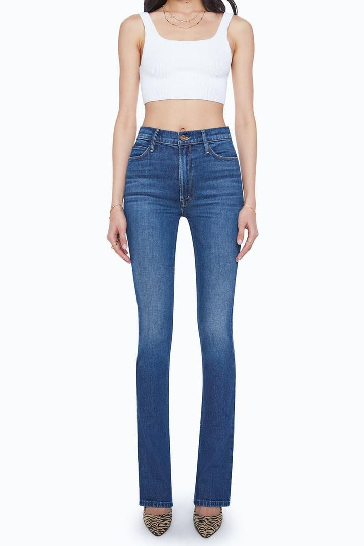 Mother Denim - High Waisted Runaway in Shine On