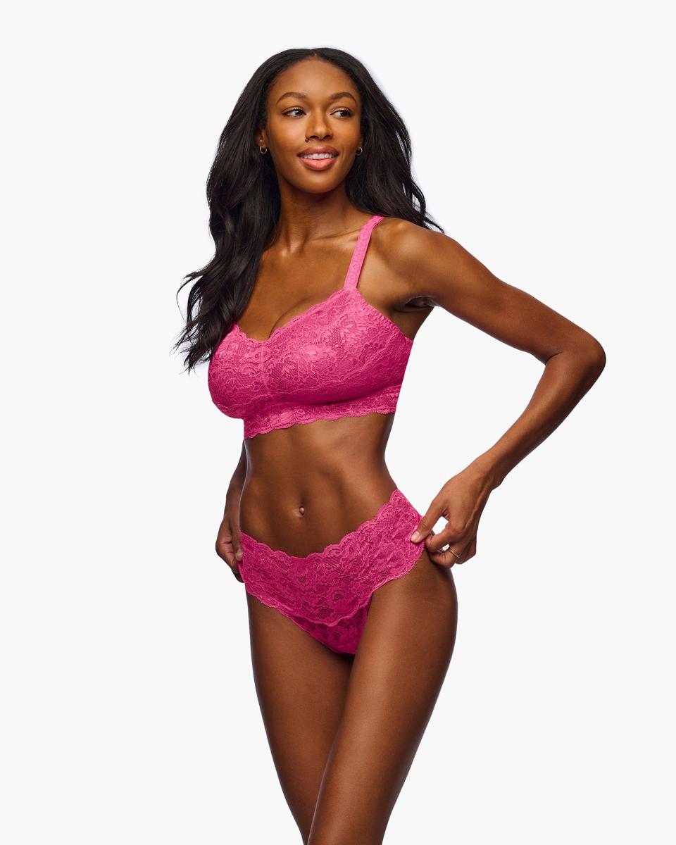 Cosabella - Never Say Never Comfie Thong in Rosa Caldo