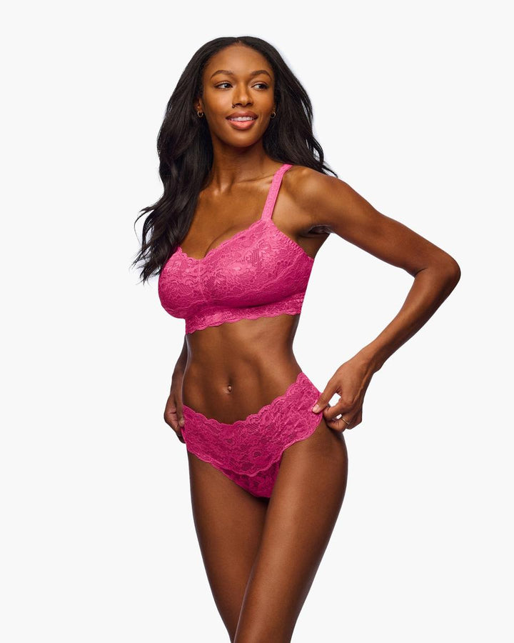 Cosabella - Never Say Never Comfie Thong in Rosa Caldo