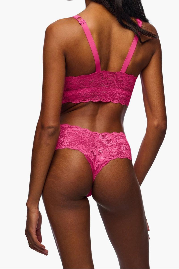 Cosabella - Never Say Never Comfie Thong in Rosa Caldo