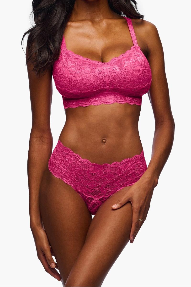 Cosabella - Never Say Never Comfie Thong in Rosa Caldo