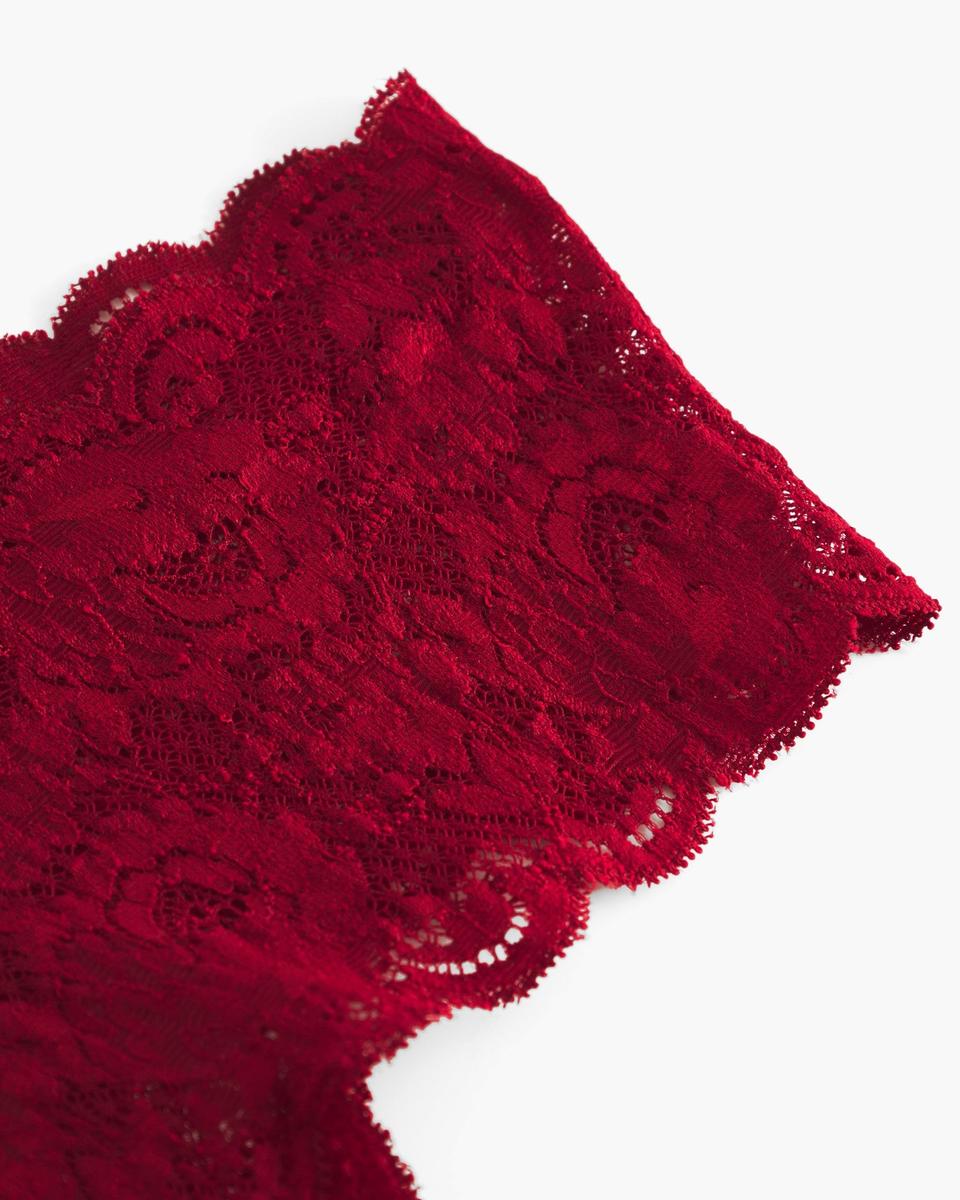 Cosabella - Never Say Never Comfie Thong in Sindoor Red