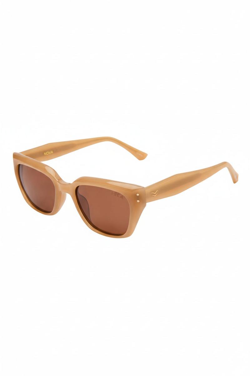 I-SEA - Nova with Vanilla Frames and Brown Polarized Lenses