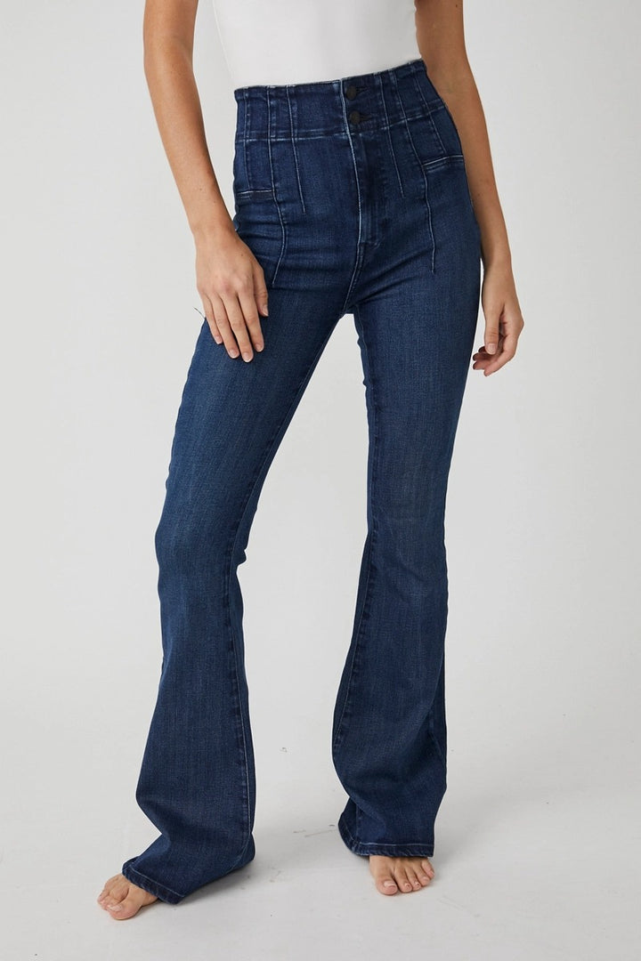 Free People - We The Free Jayde Flare Jeans in Night Sky