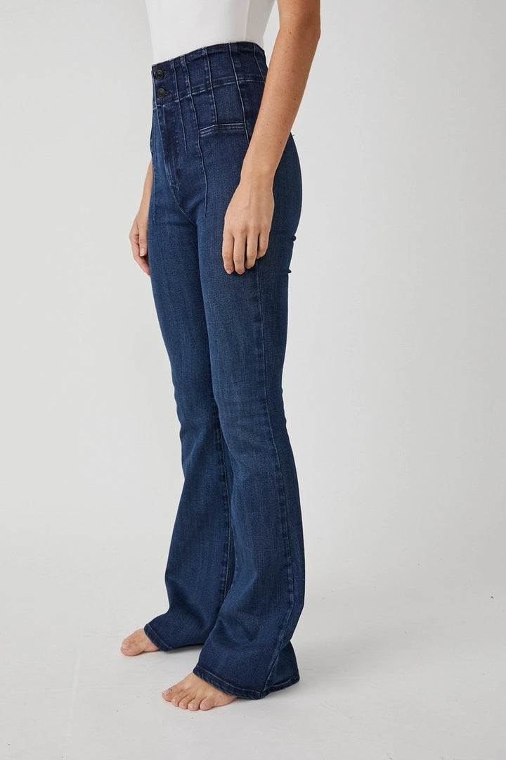 Free People - We The Free Jayde Flare Jeans in Night Sky