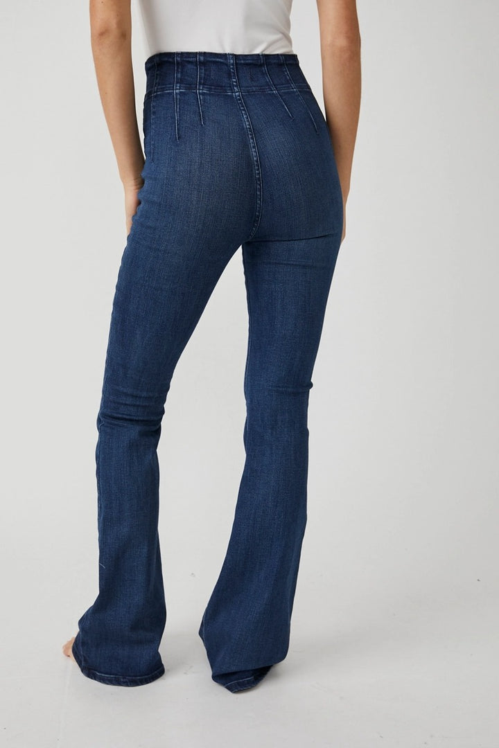 Free People - We The Free Jayde Flare Jeans in Night Sky