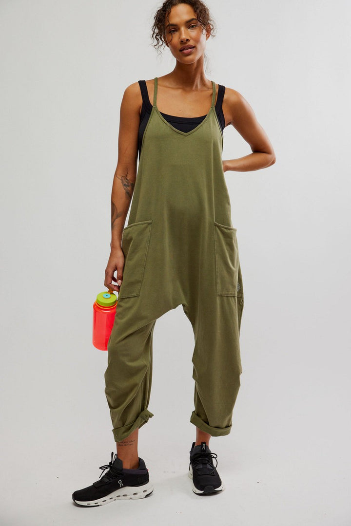 Free People Movement - Hot Shot Onesie in Sea Grass