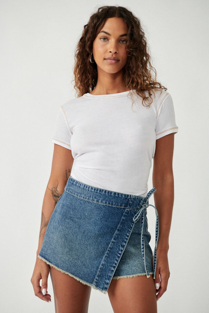 Free People - We The Free Emmy Denim Skort