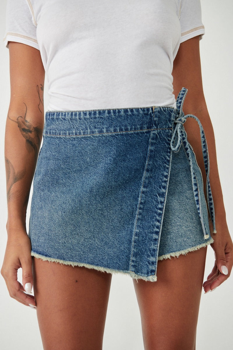 Free People - We The Free Emmy Denim Skort