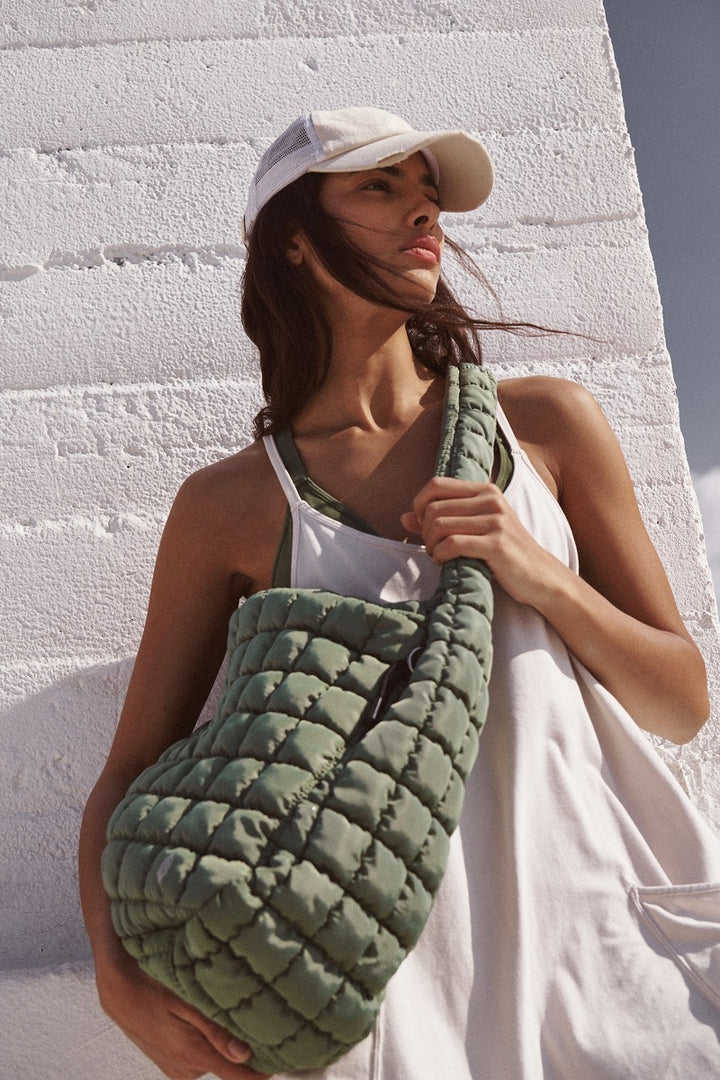 Free People Movement - Quilted Carryall in Washed Sage