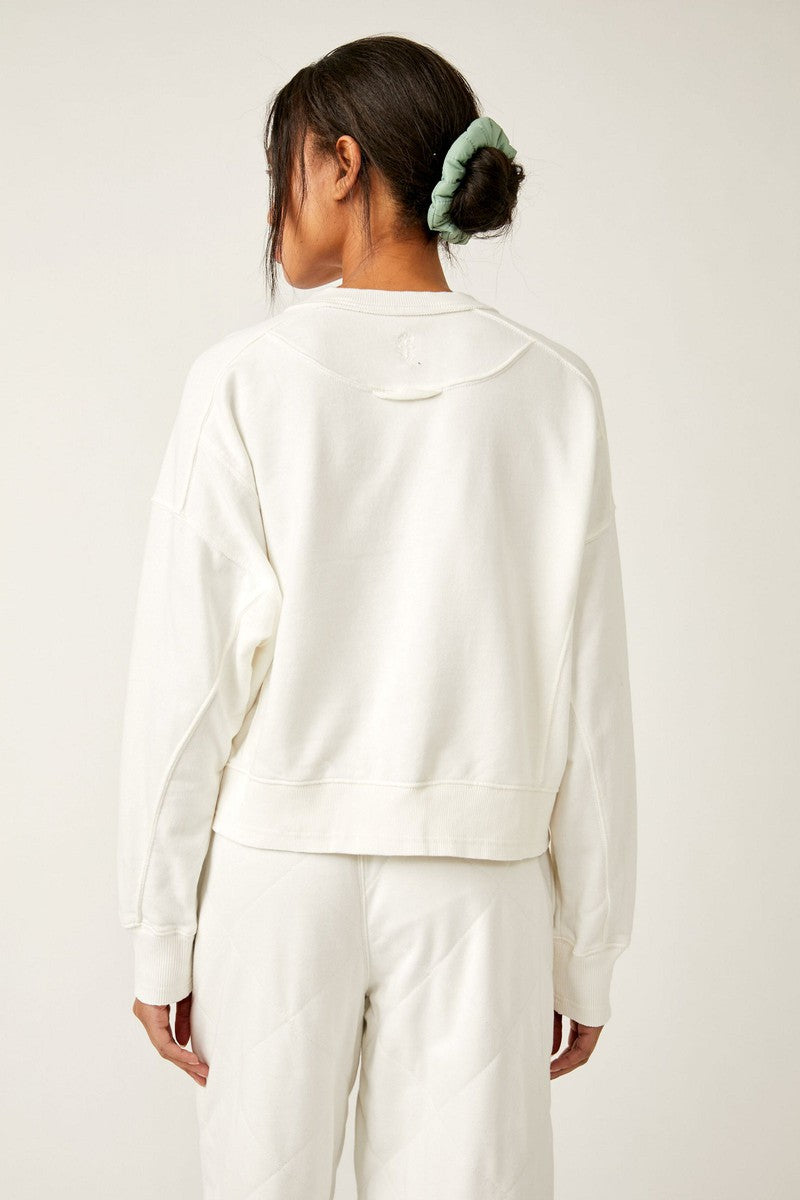 Free People - Intercept Pullover in White