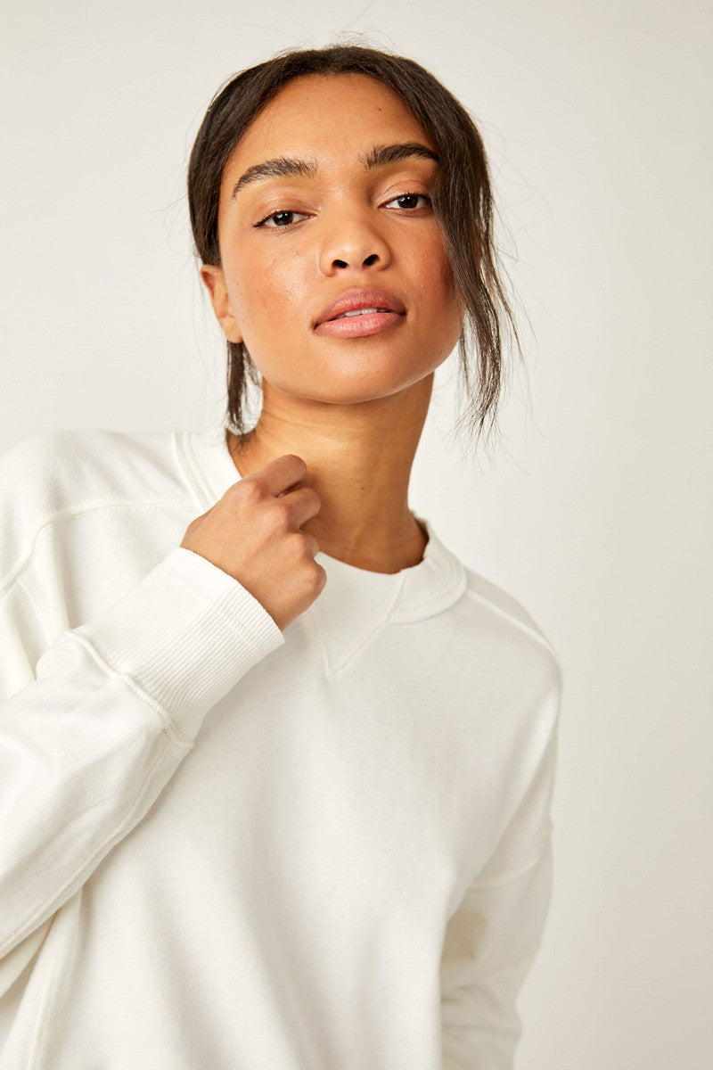 Free People - Intercept Pullover in White