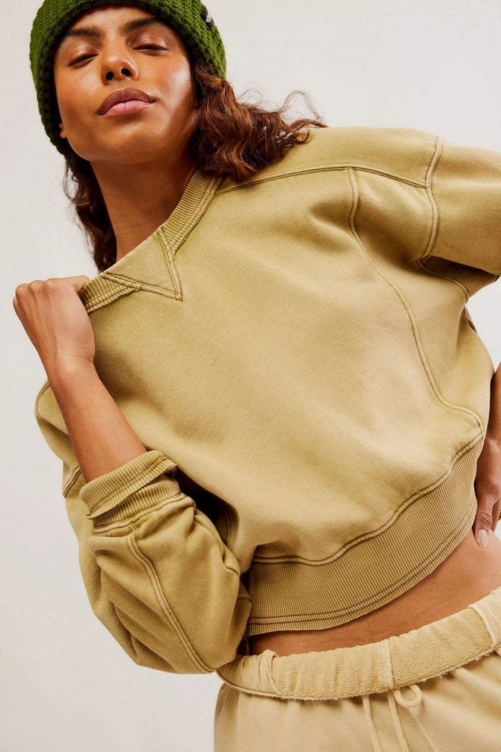 Free People - Intercept Pullover in Harvest Gold