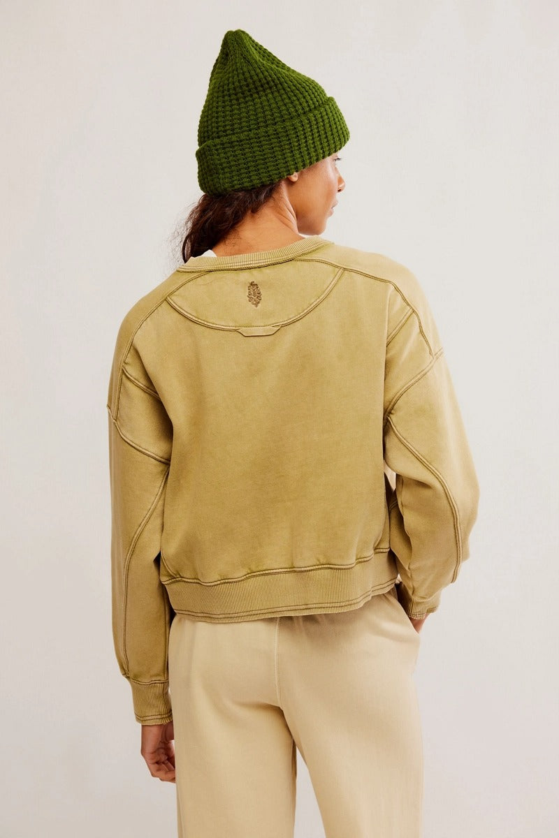 Free People - Intercept Pullover in Harvest Gold