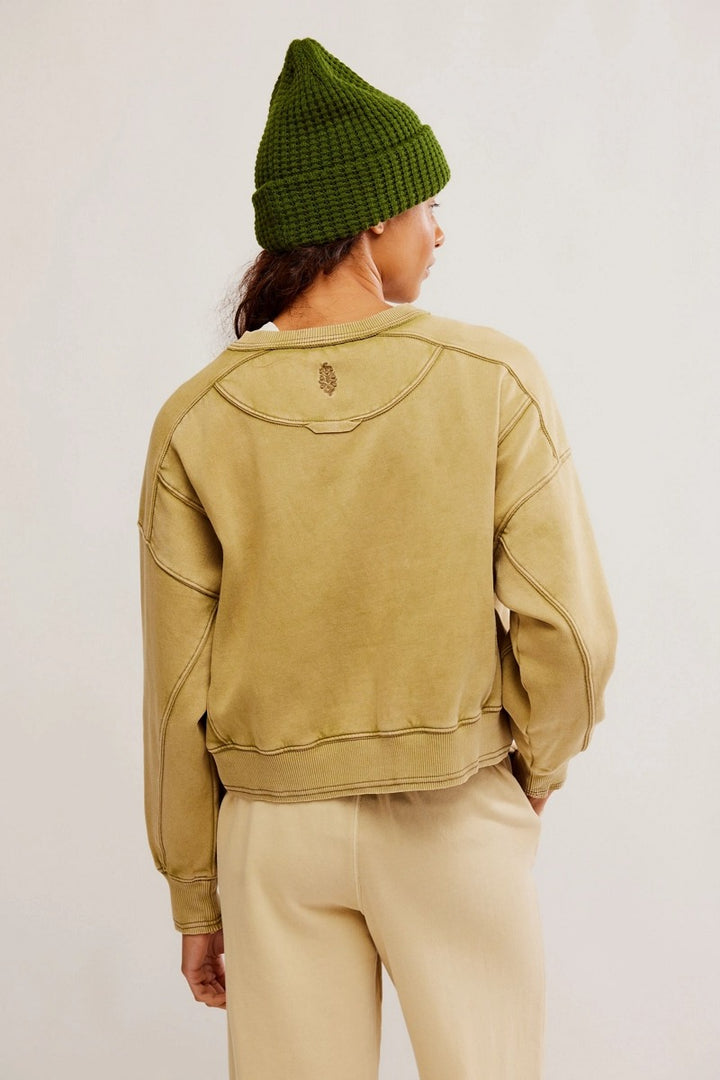 Free People - Intercept Pullover in Harvest Gold