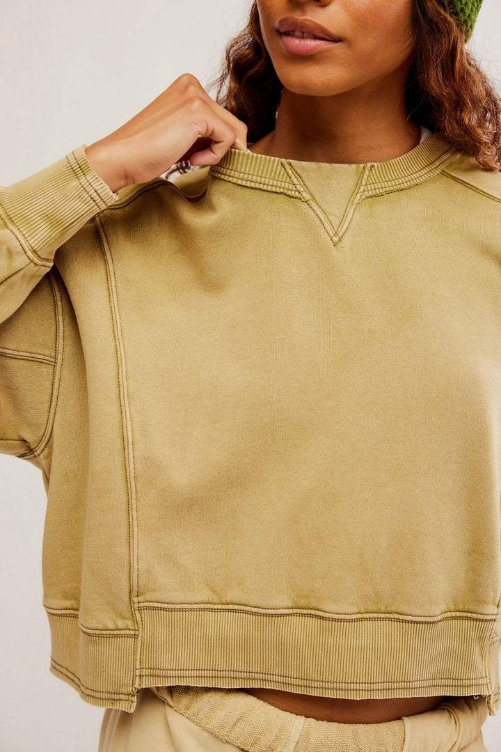 Free People - Intercept Pullover in Harvest Gold