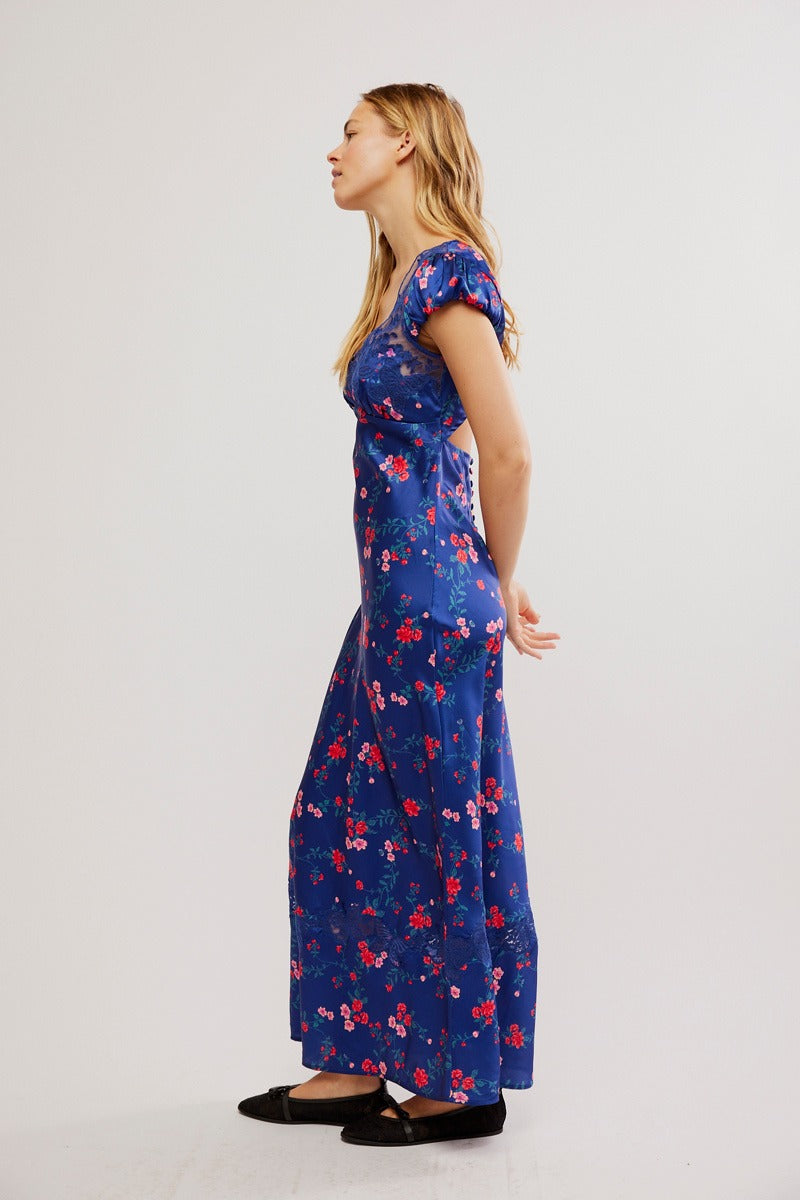 Free People - Butterfly Babe Maxi Dress in Navy Combo Free People - Butterfly Babe Maxi Dress in Navy Combo